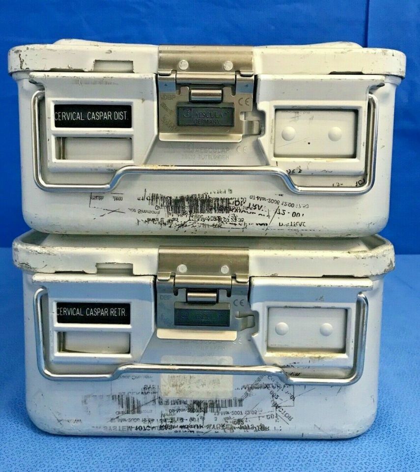 AESCULAP MD271 Cervical Caspar Retractor / Distractor / Saw Set Spine Neuro Neurology