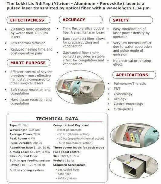 LOKKI Lis Nd Laser - Pulsed Dye