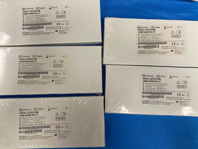 SYMMETRY MEDICAL ZIMMER Various Flexible Chisel / Thin Osteotome / Radial Osteotome