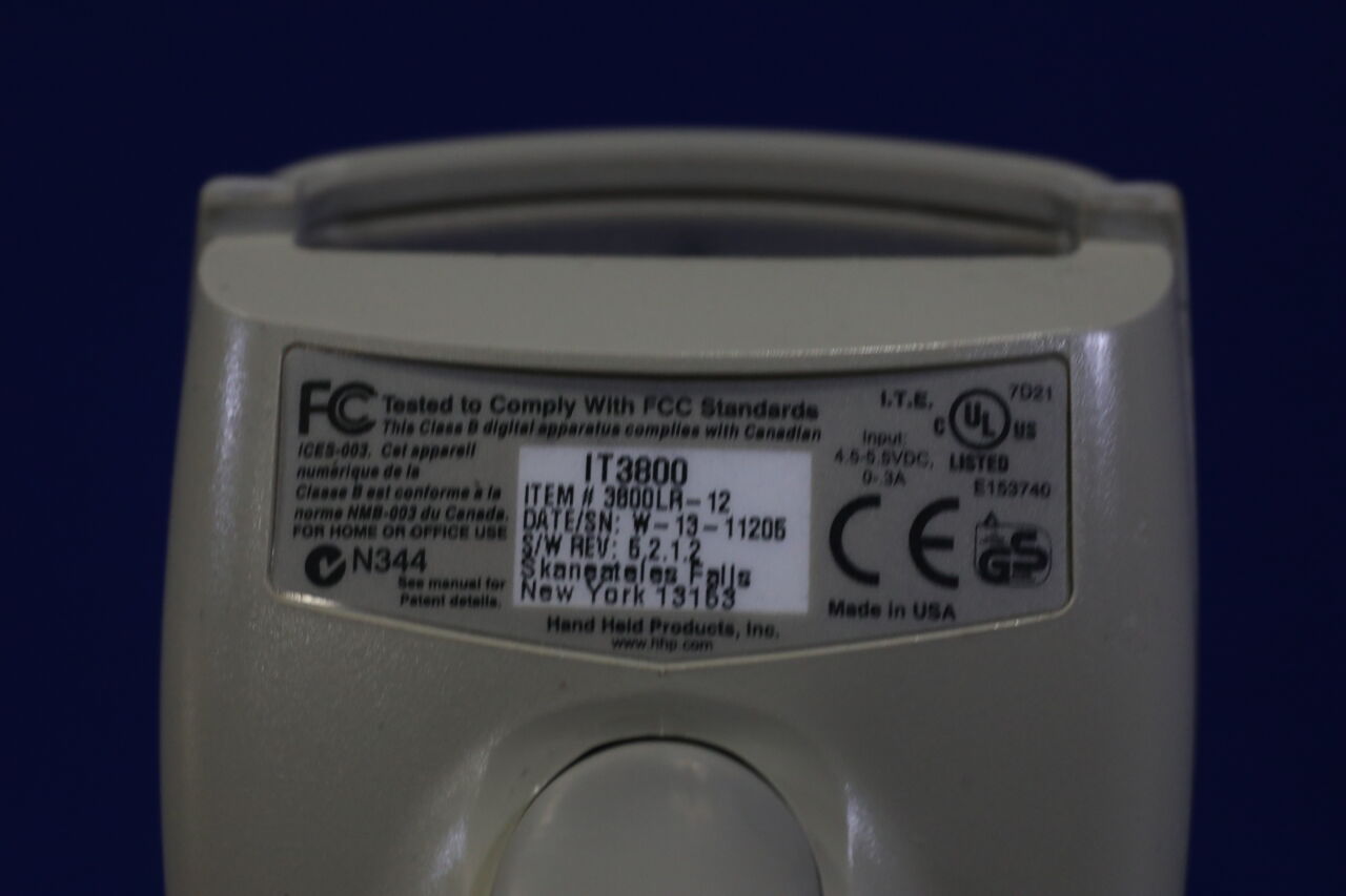 HANDHELD PRODUCTS IT3800 Barcode Scanner - Lot of 3