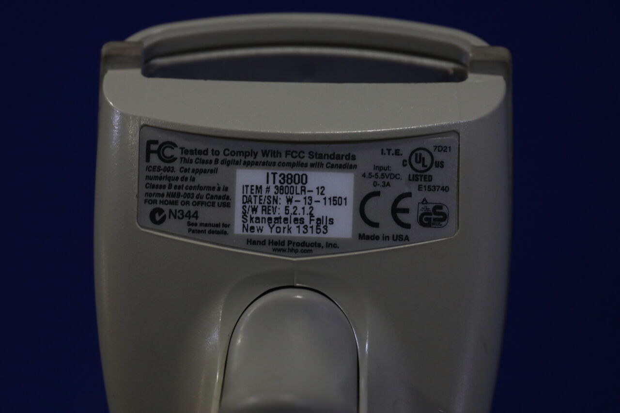 HANDHELD PRODUCTS IT3800 Barcode Scanner - Lot of 3