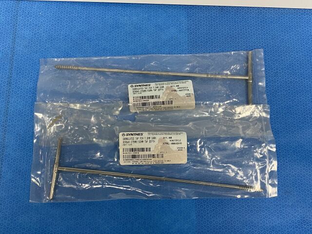 SYNTHES Cannulated Tap For 7.3mm Cann Screws 275mm/130mm