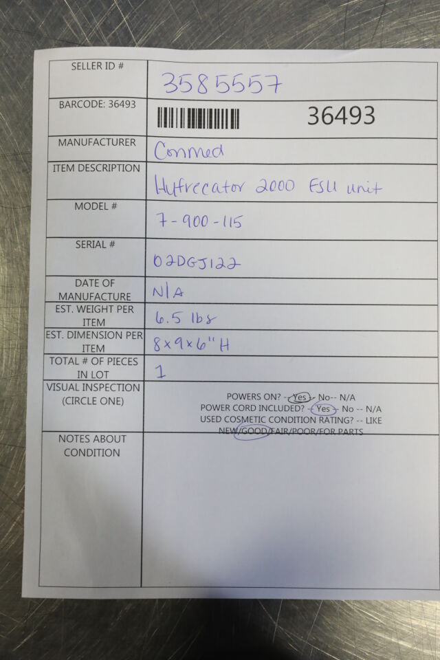 CONMED Hyfrecator 2000 Hyfrecator