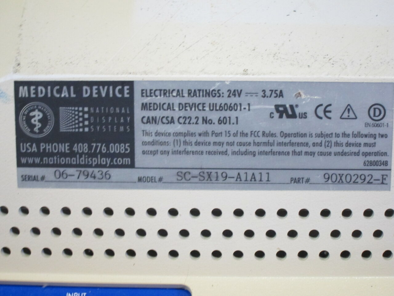 KARL STORZ SC-SX19-A1A11 Display Monitor