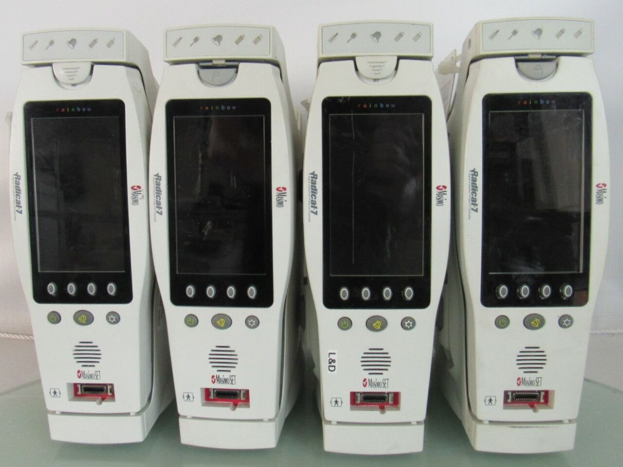 MASIMO Radical 7 - Lot of 4 Oximeter - Pulse