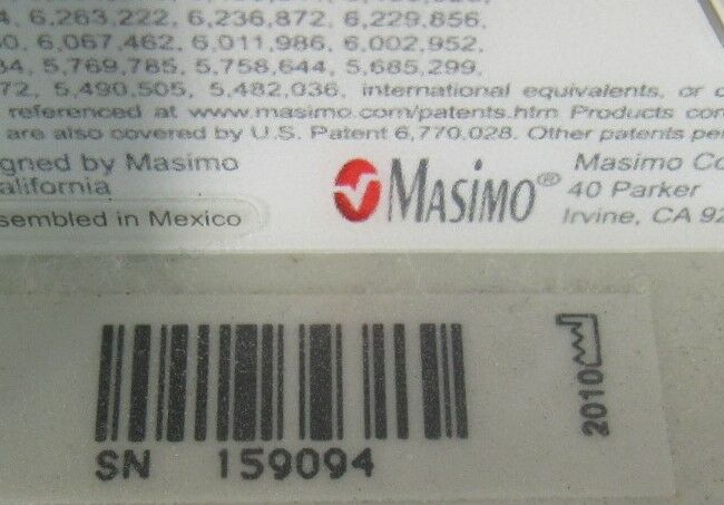 MASIMO Radical 7 - Lot of 4 Oximeter - Pulse