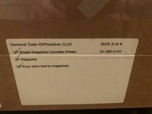 GENERAL DATA ID/Positive CL-01 Tissue Biopsy Cassette Printer