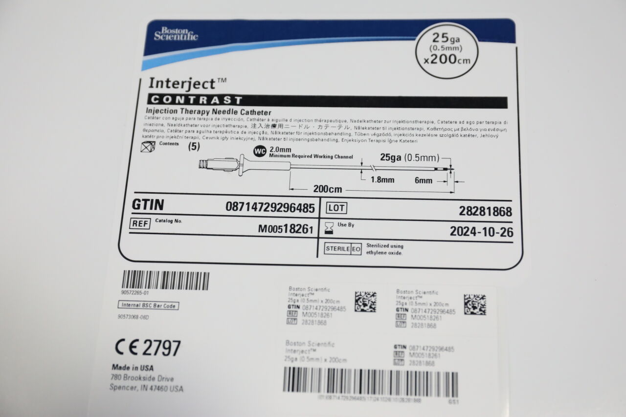 BOSTON SCIENTIFIC M00518261 Injection Therapy Needle Catheter