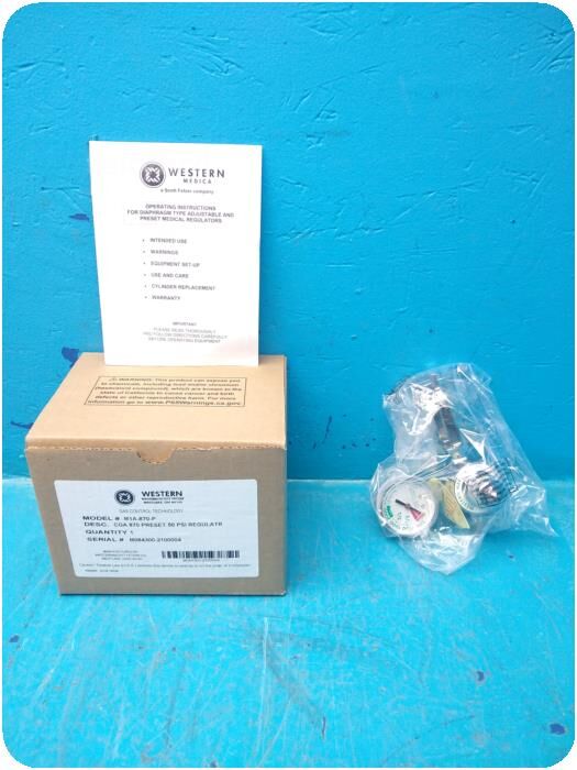 WESTERN MEDICA M1A-870-P Compressed Gas Regulator Oxygen Concentrator