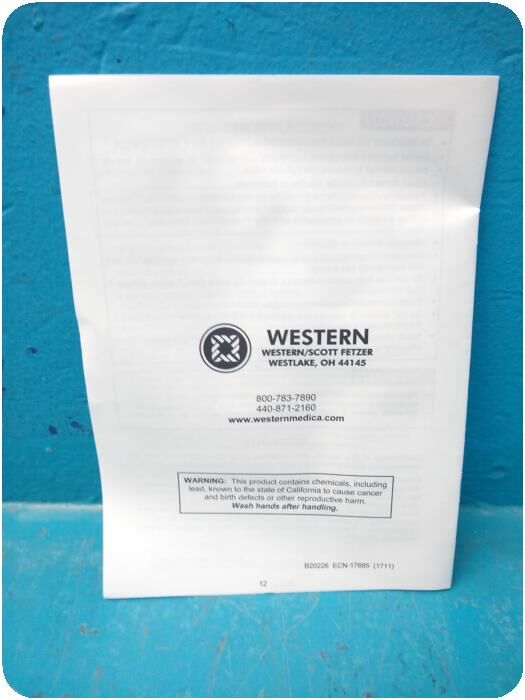 WESTERN MEDICA M1A-870-P Compressed Gas Regulator Oxygen Concentrator