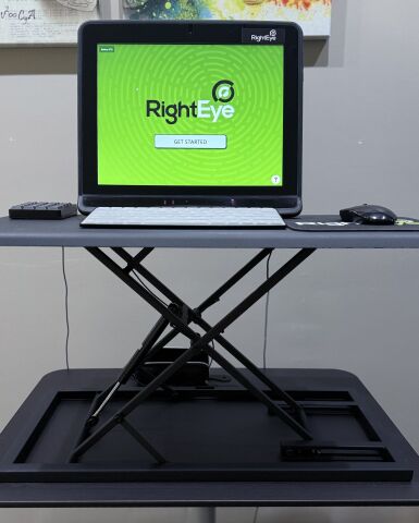 RIGHTEYE Vision System Saccade Testing
