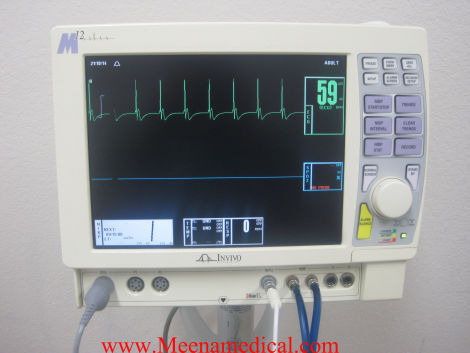 INVIVO M12 3550S Vital Signs Monitor ECG unit