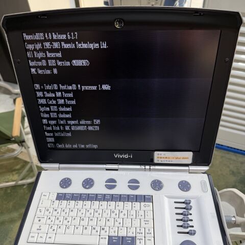 GE Vivid i with Convex 4CRS  Cardiac 3SRS Two Probe Ultrasound OB / GYN