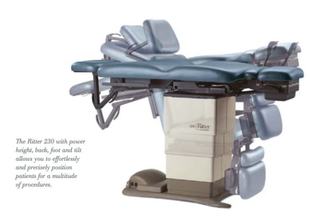 RITTER 230 Exam Table