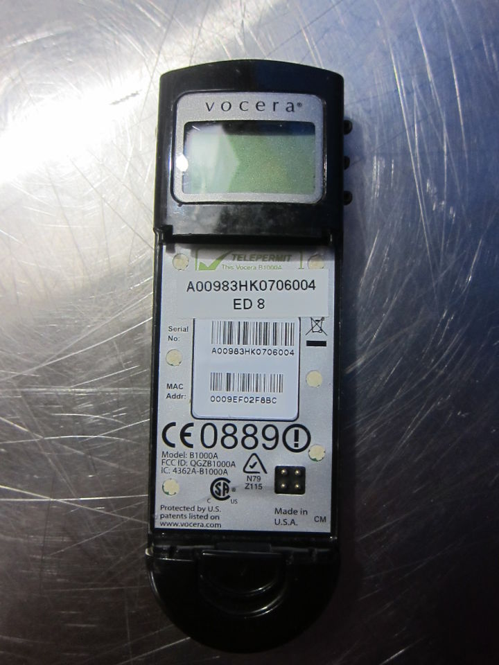 VOCERA COMMUNICATIONS Various Devices