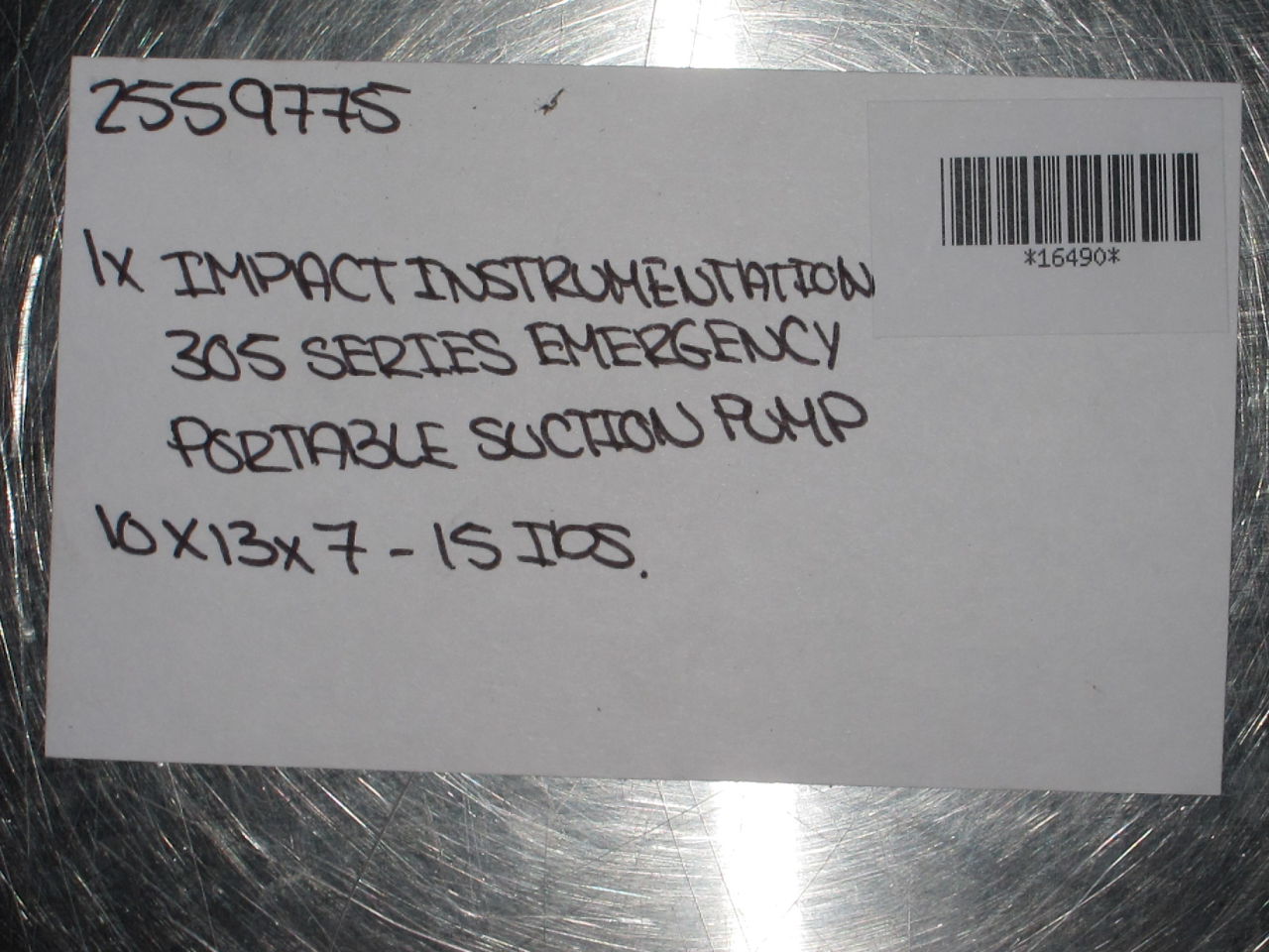 IMPACT INSTRUMENTATION 305 Series Aspirator