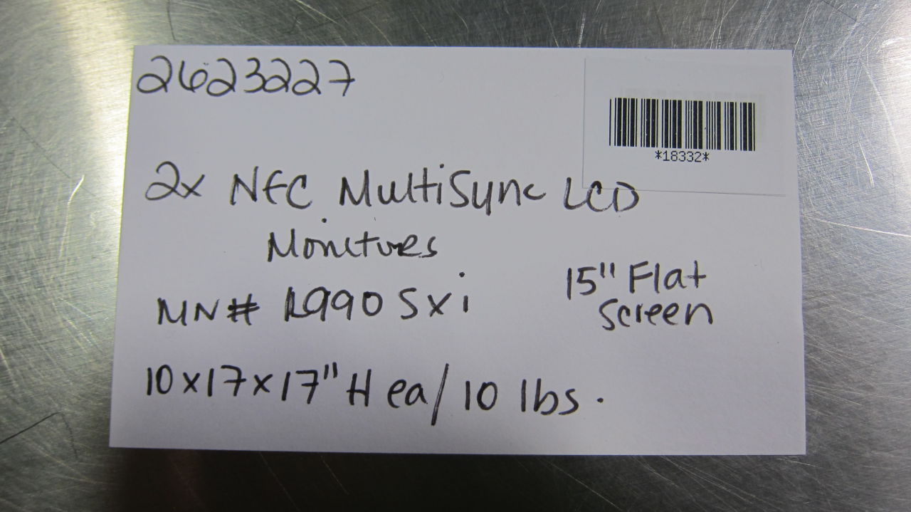 NEC LCD Flat screen - Lot of 13 Display Monitor