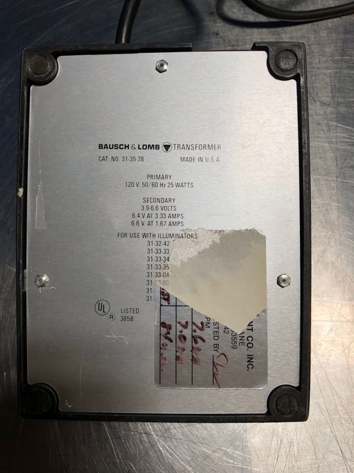 BAUSCH & LOMB Transformer