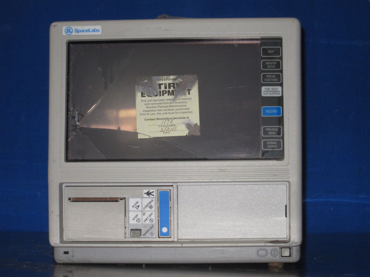 SPACELABS INC. 90308 Monitor