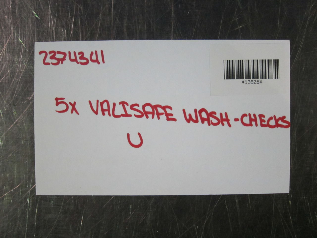 VALISAFE Wash-Checks U