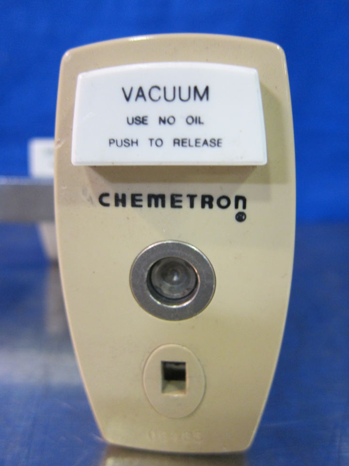 CHEMTRON 06485 Vacuum Release Valves Vacuum Equipment