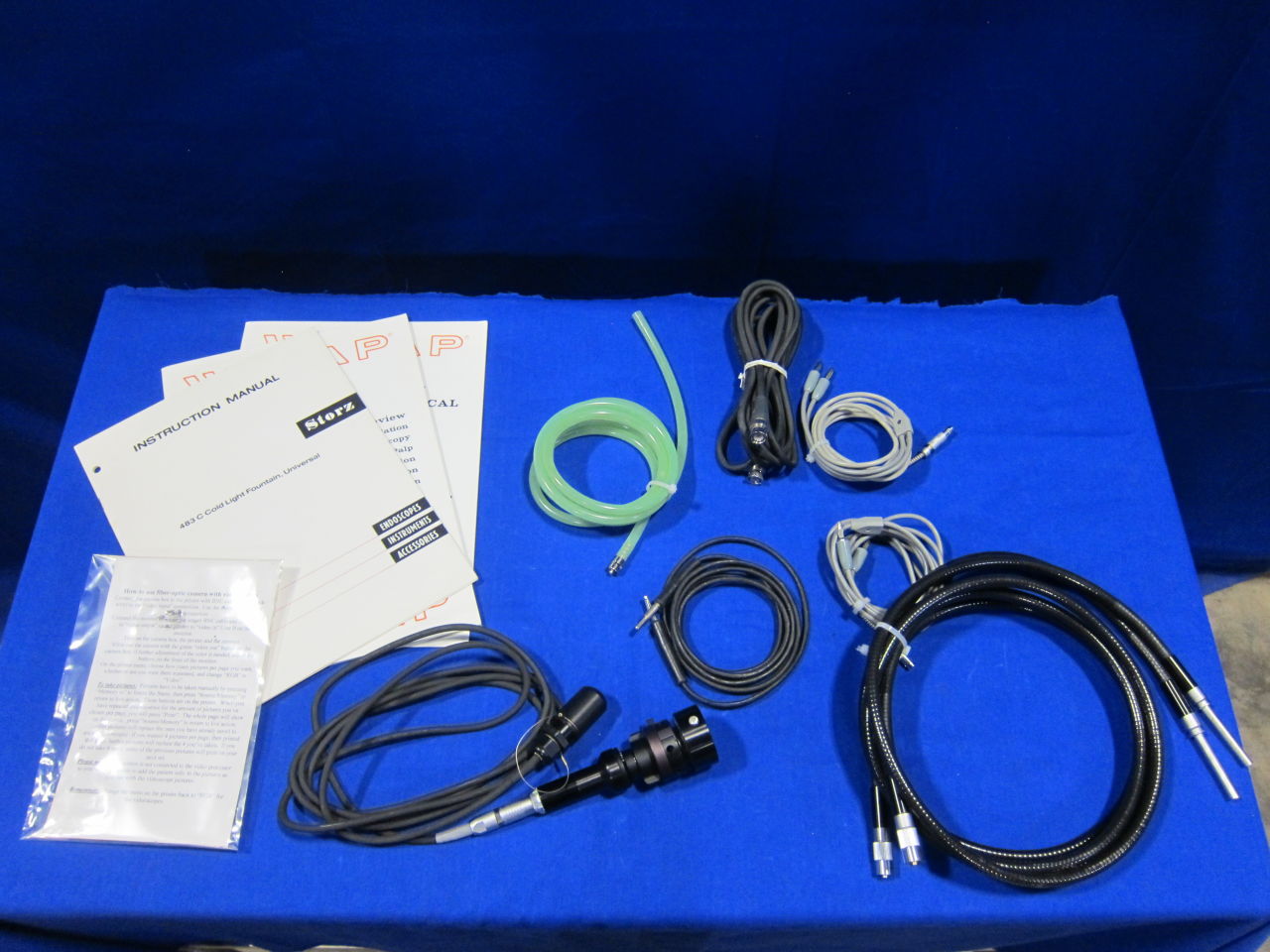 KARL STORZ / WISAP Various Tower w/ Insufflator, Cold Light, Light Balance Box, Camera