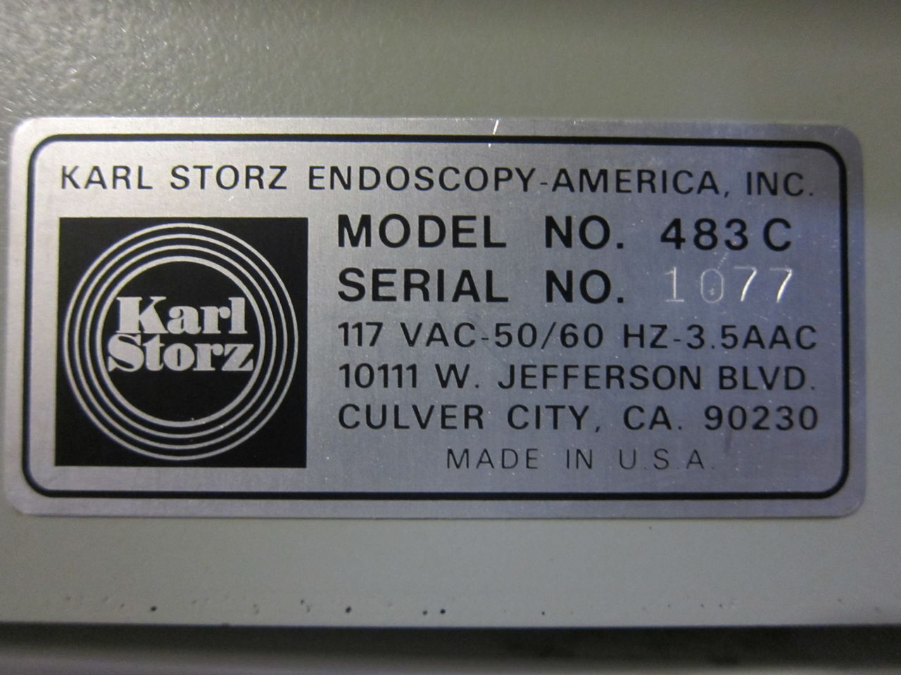 KARL STORZ / WISAP Various Tower w/ Insufflator, Cold Light, Light Balance Box, Camera