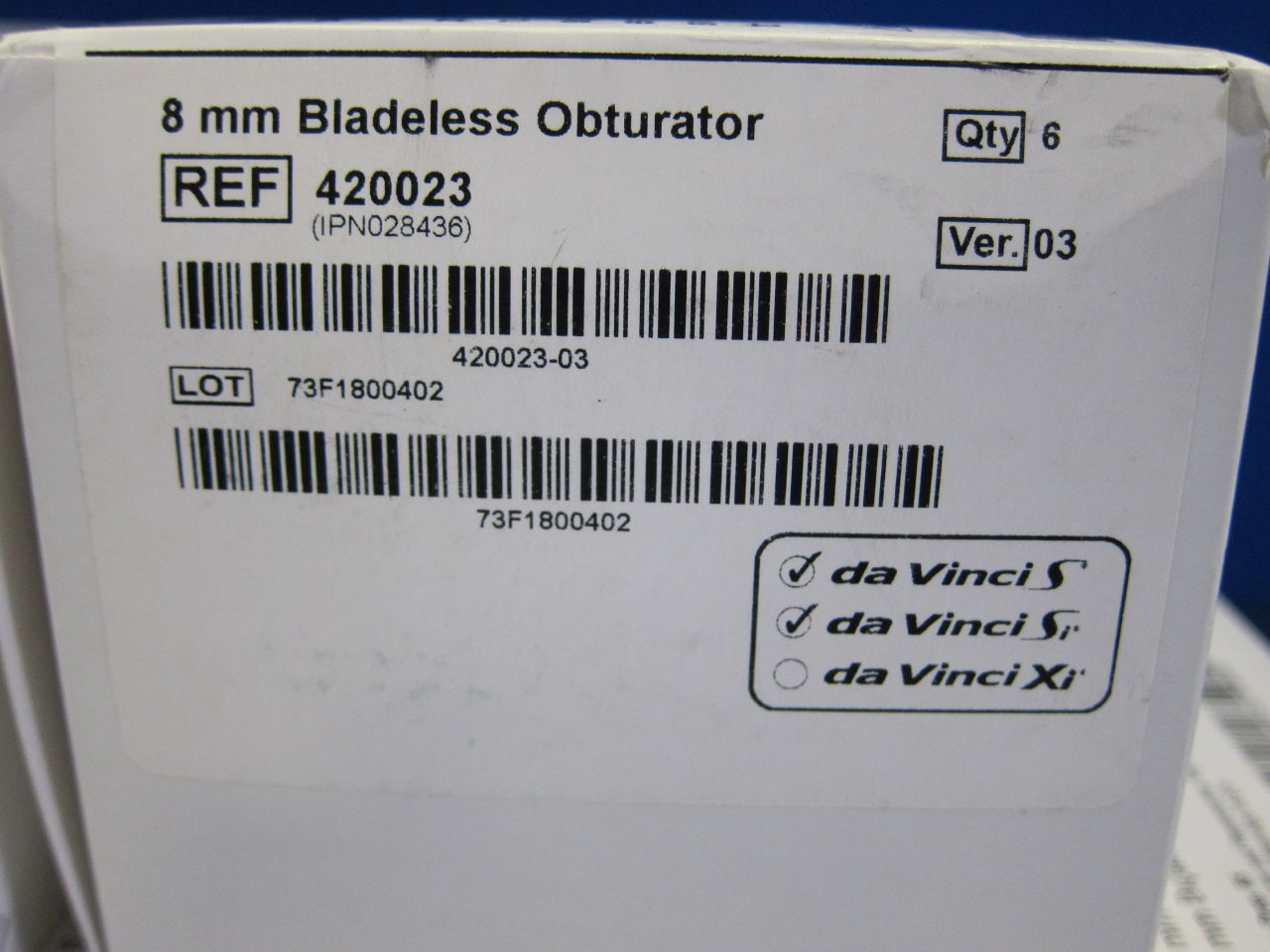 INTUITIVE SURGICAL 420023 Bladeless Obturator - Lot of 30