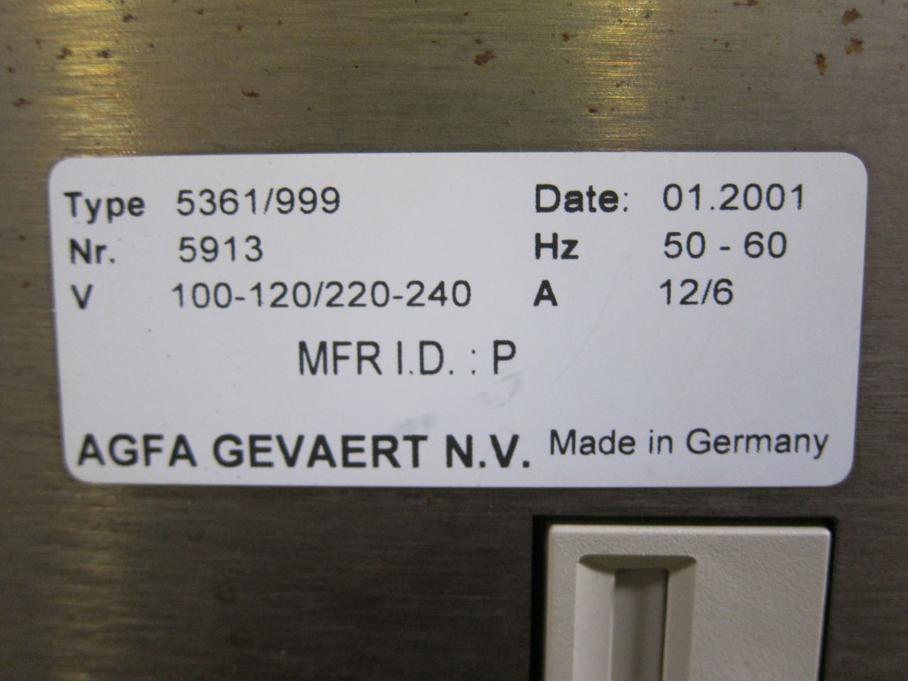 AGFA Drystar 3000 Dry Camera