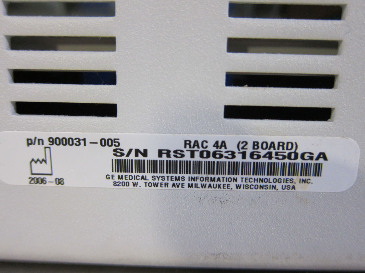 GE Solar 8000M Monitor