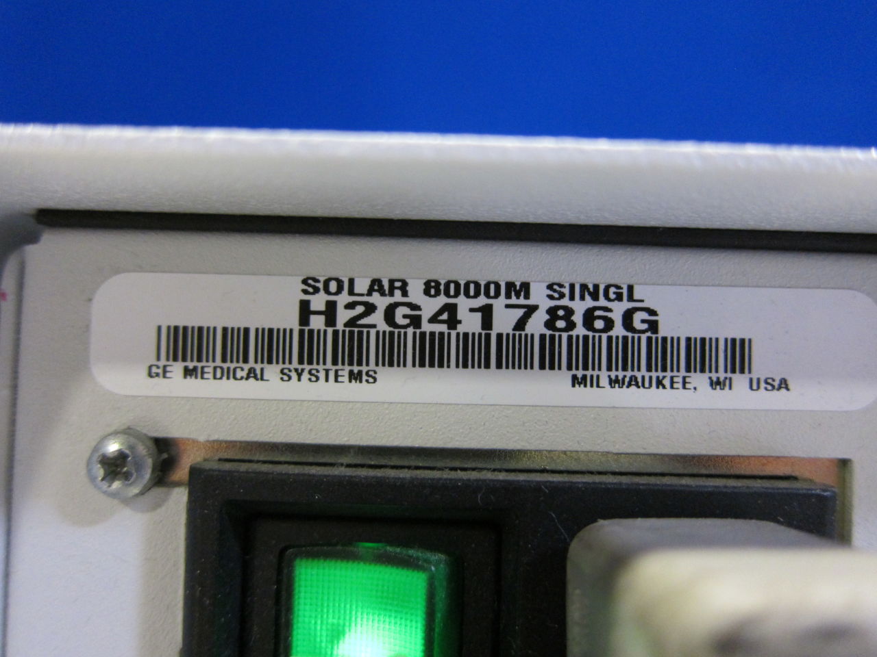 GE Solar 8000M Monitor
