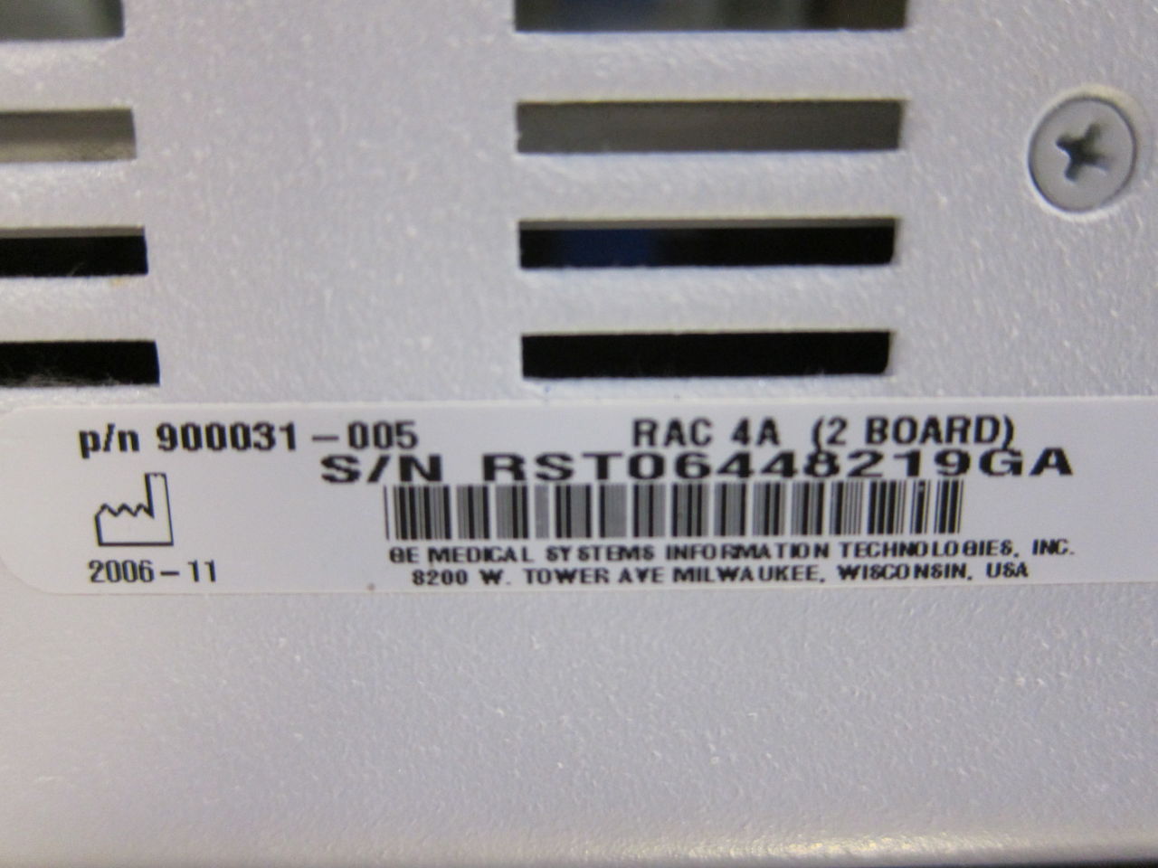 GE Solar 8000M Monitor