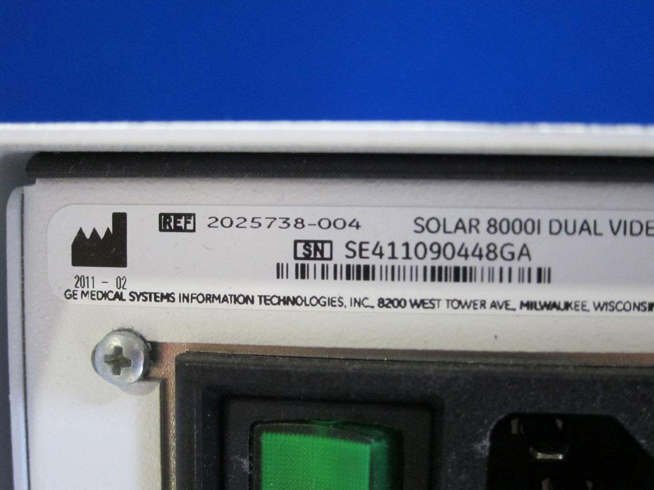 GE Solar 8000i - Lot of 2 Monitor