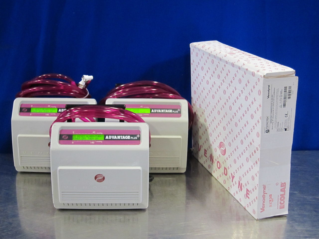 MICROTEK MEDICAL VIA VENODYNE Advantage 610 - Lot of 3 Pump Vascular Compression