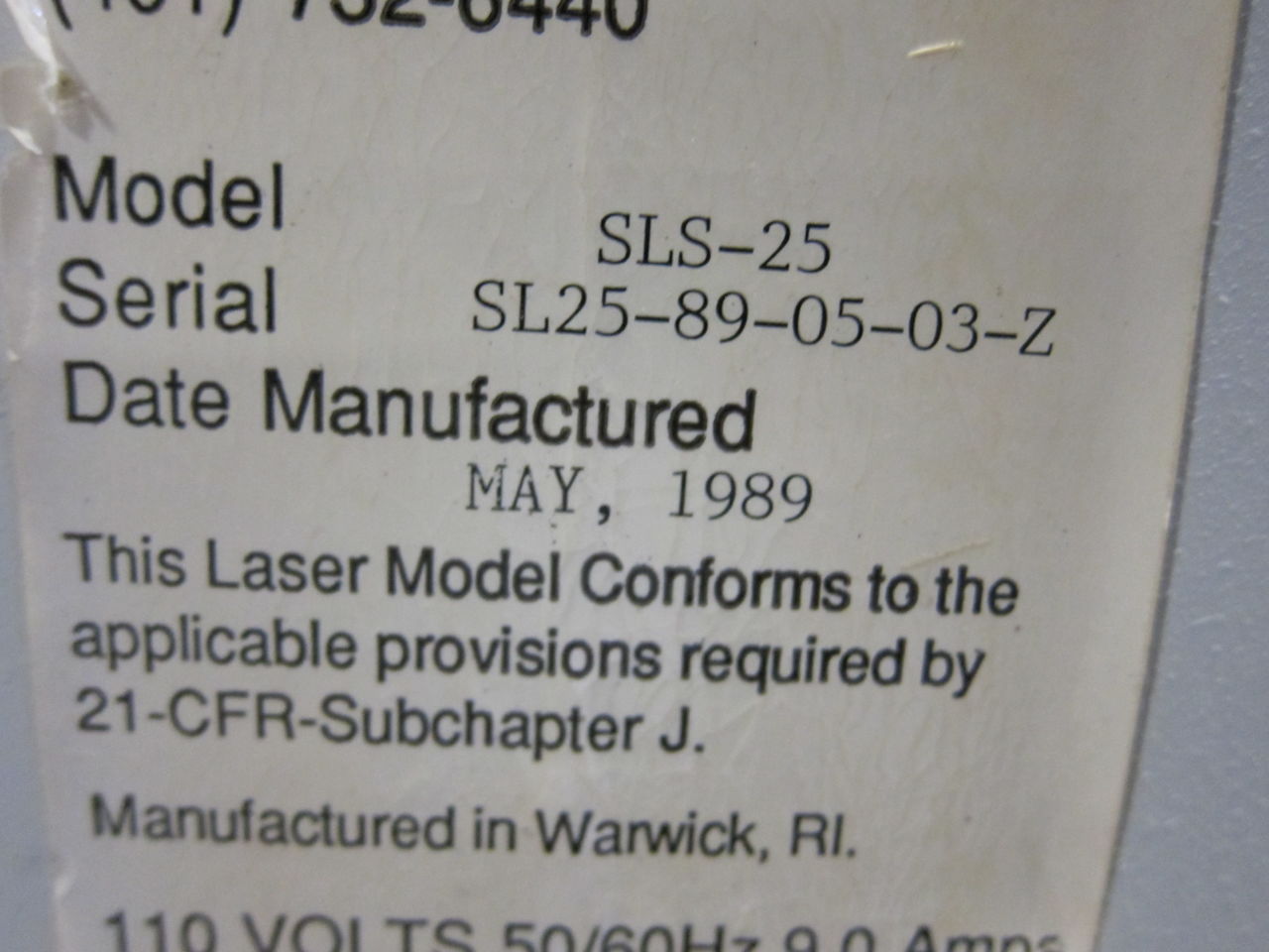SURGILASE SLS-25 Laser - Co2