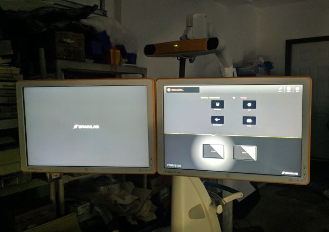 BRAINLAB Curve Image Guided Surgery Dual Monitors Surgical Navigation System