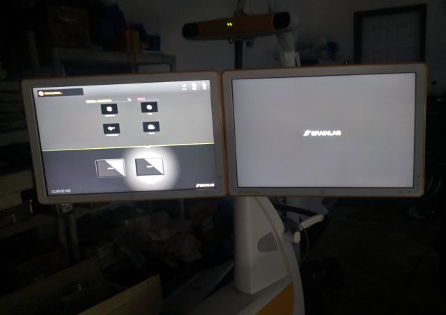 BRAINLAB Curve Image Guided Surgery Dual Monitors Surgical Navigation System