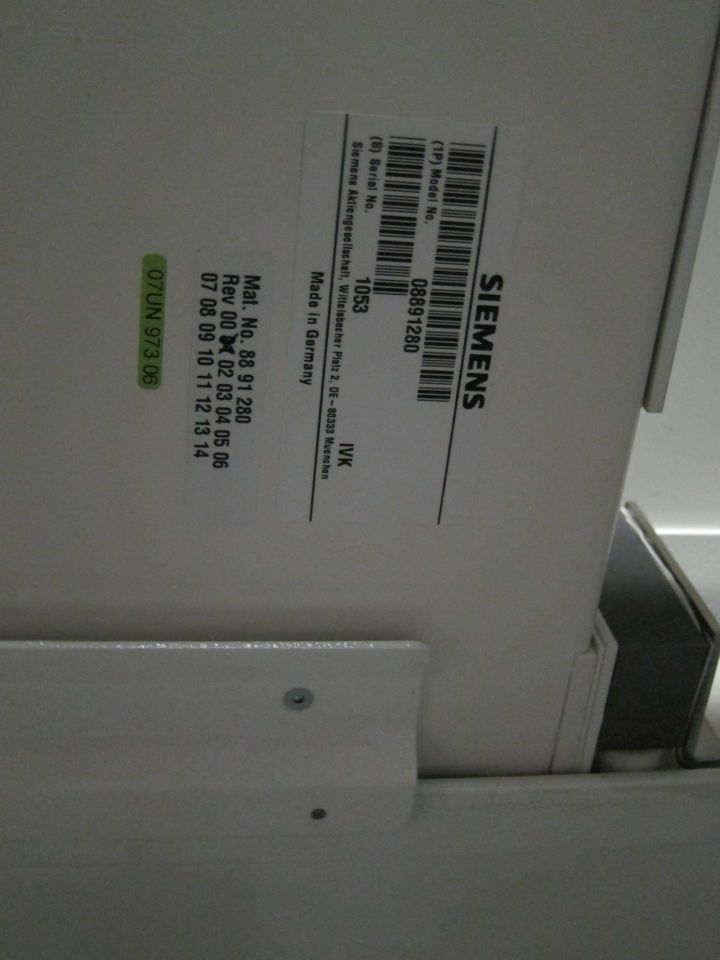 SIEMENS Axiom Sireskop SD S3, Polydoros SX65 Digital Pediatric Rad/Fluoro Room