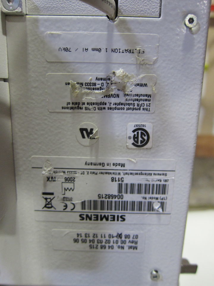 SIEMENS Axiom Sireskop SD S3, Polydoros SX65 Digital Pediatric Rad/Fluoro Room