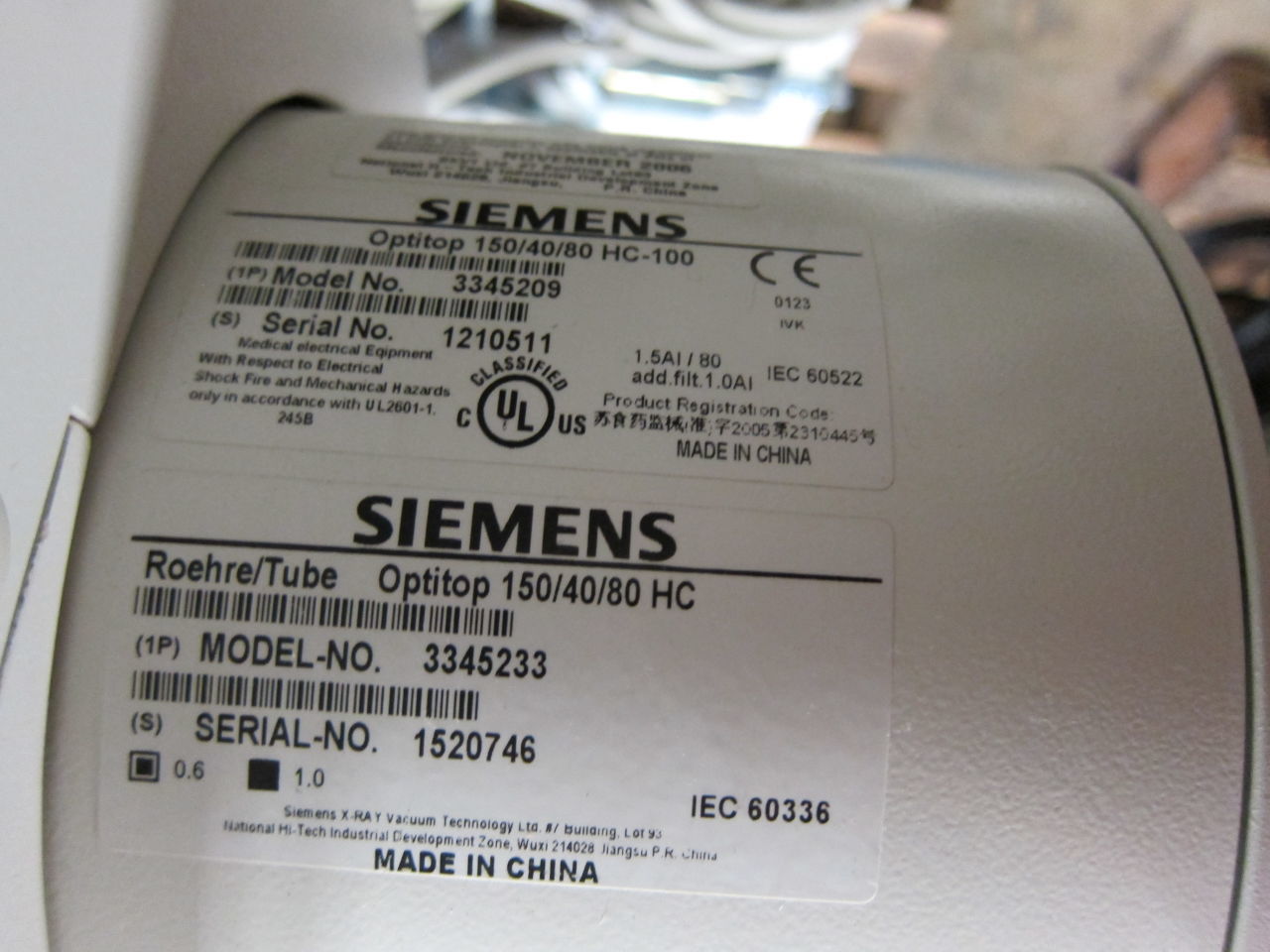 SIEMENS Axiom Sireskop SD S3, Polydoros SX65 Digital Pediatric Rad/Fluoro Room