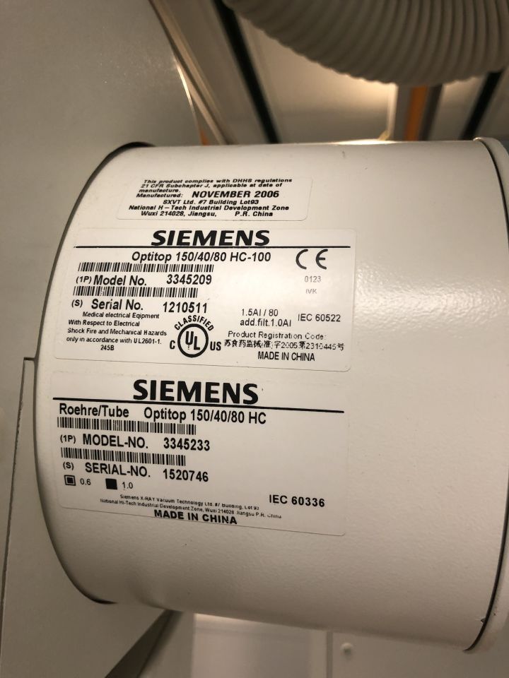 SIEMENS Axiom Sireskop SD S3, Polydoros SX65 Digital Pediatric Rad/Fluoro Room