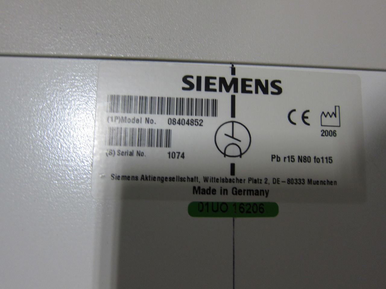 SIEMENS Axiom Sireskop SD S3, Polydoros SX65 Digital Pediatric Rad/Fluoro Room