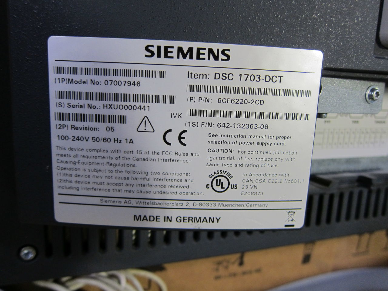 SIEMENS Axiom Sireskop SD S3, Polydoros SX65 Digital Pediatric Rad/Fluoro Room