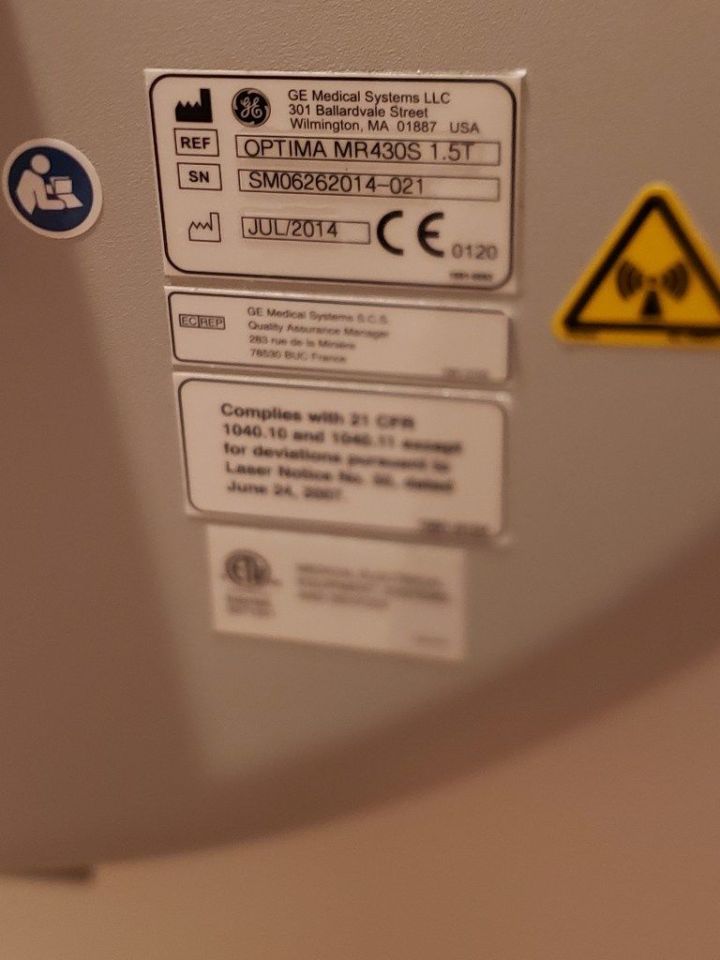 GE Optima MRI Scanner