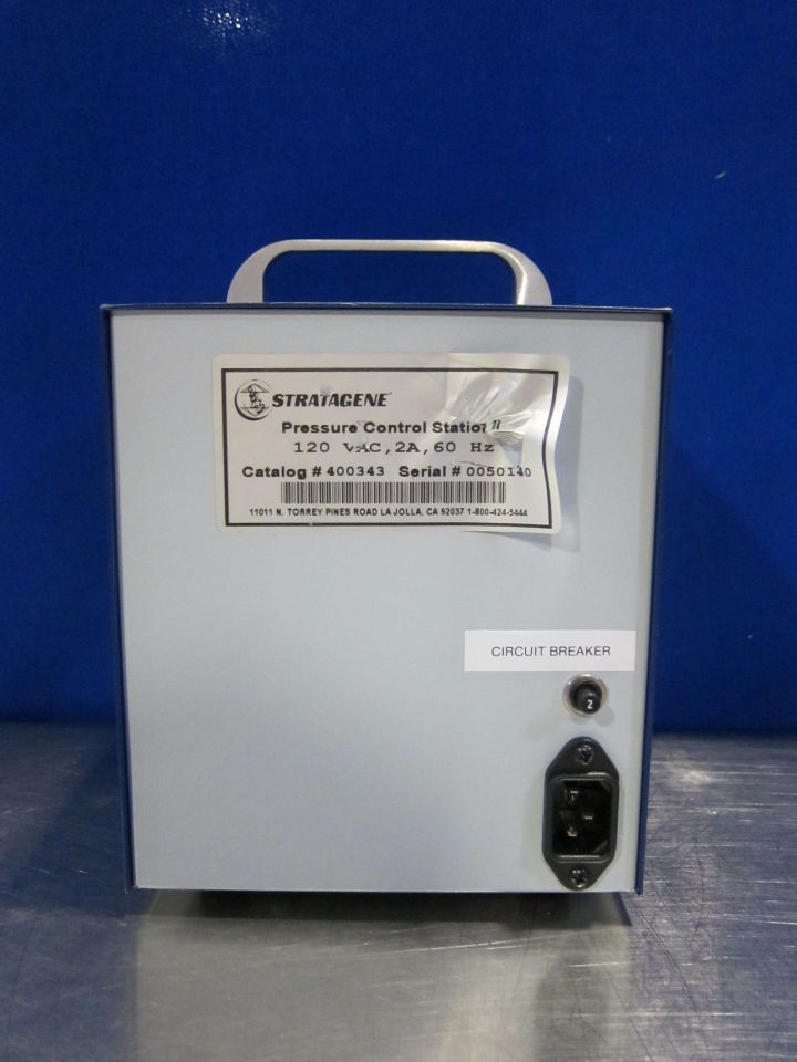 STRATAGENE 400343 Pressure Control Station