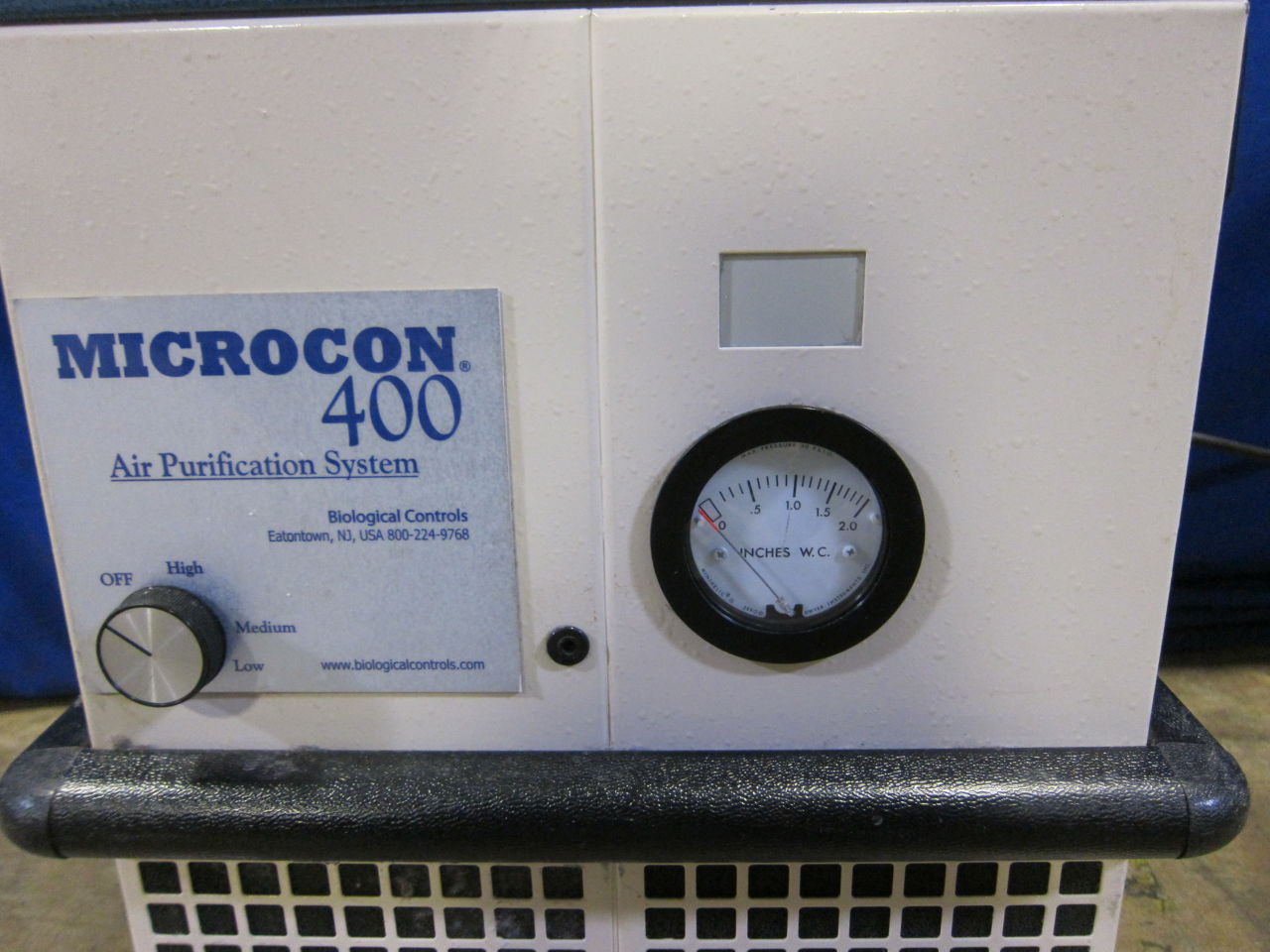 BIOLOGICAL CONTROLS Microcon 400 System