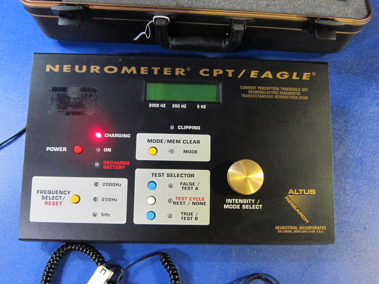 ALTUS RESEARCH CPT Eagle Neurometer