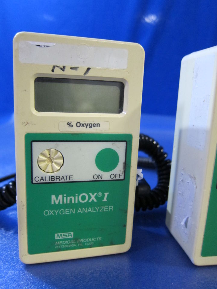 MSA MEDICAL PRODUCTS MiniOx - Lot of 4 Oxygen Analyzer