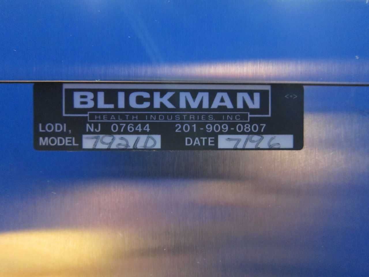 BLICKMAN 7921D Blanket / Solution Warmer