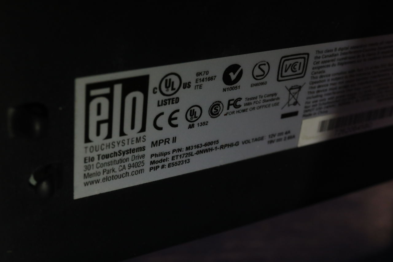 PHILIPS ET1725L-ONWH-1-RPH1-G Display Monitor
